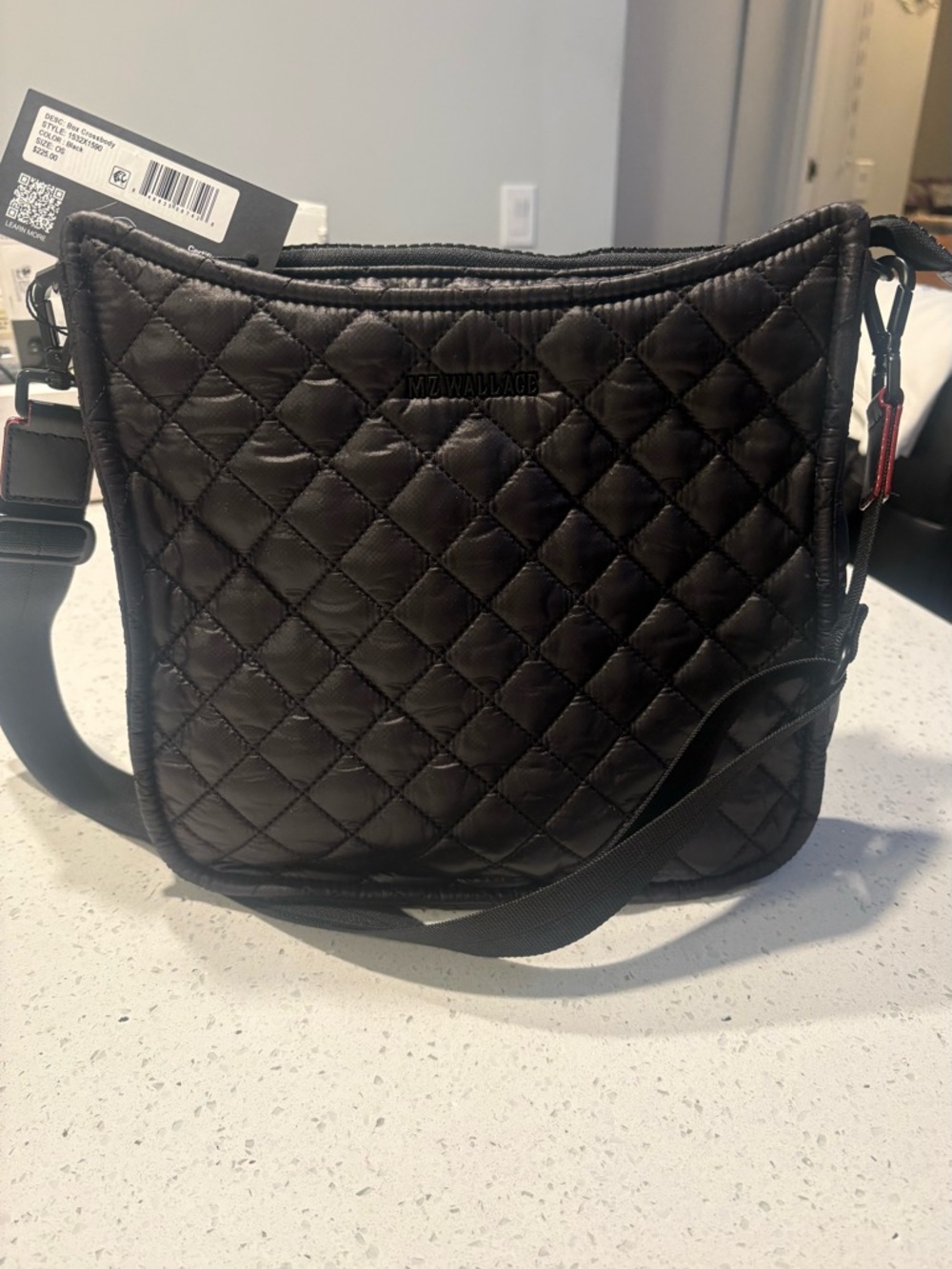 MZ Wallace Quilted Crossbody Bag — Black - Picture 2 of 10